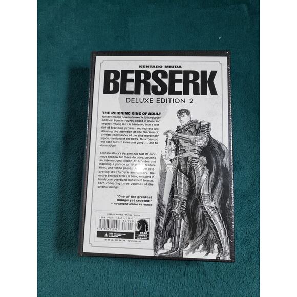 Berserk Deluxe Volume 2 by Kentaro Miura and Jason DeAngelis BRAND NEW SEALED - Picture 1 of 3